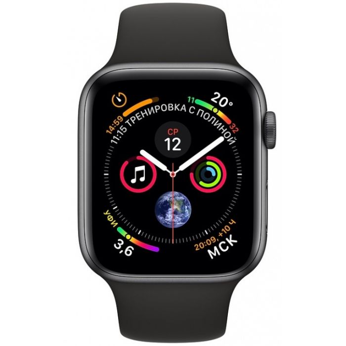 Apple Watch Series 4 (44 мм) Black купить по цене 23 990 ₽
